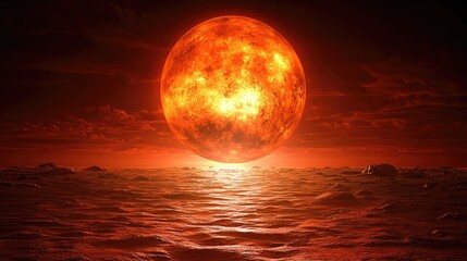 Hyper-Realistic Mars Landscape: Red Cliffs, Alien Terrain, Futuristic Rover, and Distant Olympus Mons