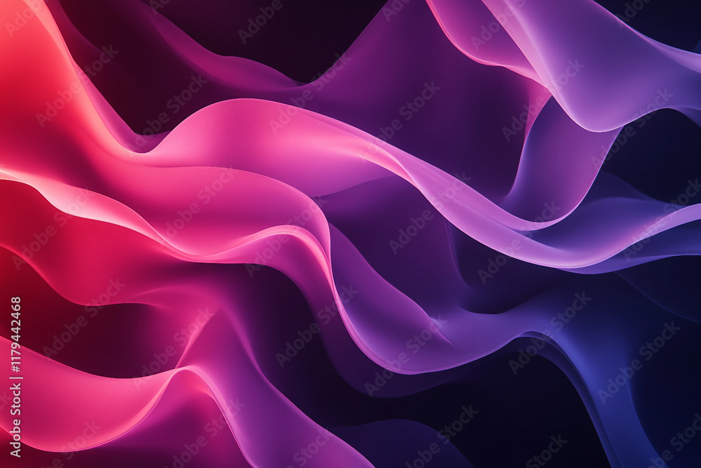 Poster 3d render, abstract fantasy background of colorful design generative ai
