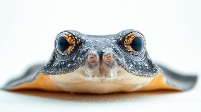 Stingray isolated on a white background. Generative AI