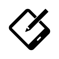 Tablet PC icon design template