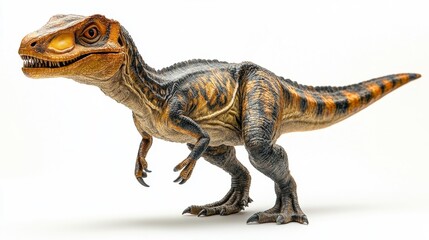 Naklejka premium Eustreptospondylus isolated on a white background. Generative AI