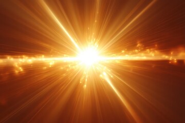 Obraz premium Sunbeam effect with light burst from background