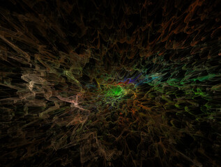 Imaginatory fractal abstract background Image