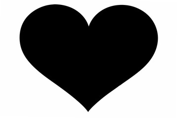 heart  silhouette vector illustration