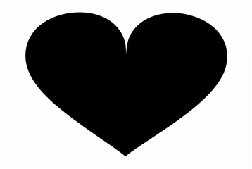 heart  silhouette vector illustration