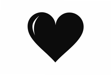 heart  silhouette vector illustration