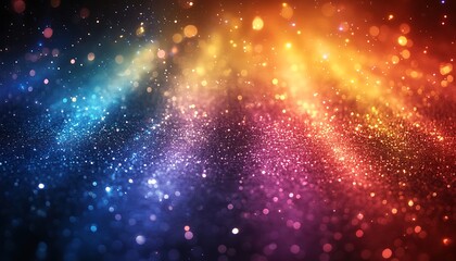 Fototapeta premium Vibrant Spectrum Background with Colorful Light Flashes