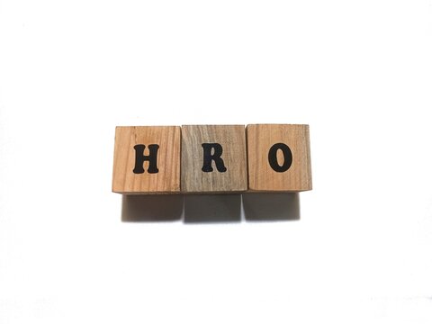 High Reliability Organization, HRO on letter blocks