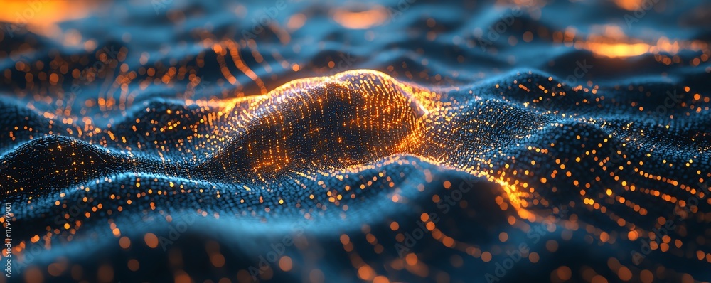Aufkleber A futuristic AI brain concept, with interconnected neural networks and radiant light pathways, representing the exponential growth and development of artificial intelligence