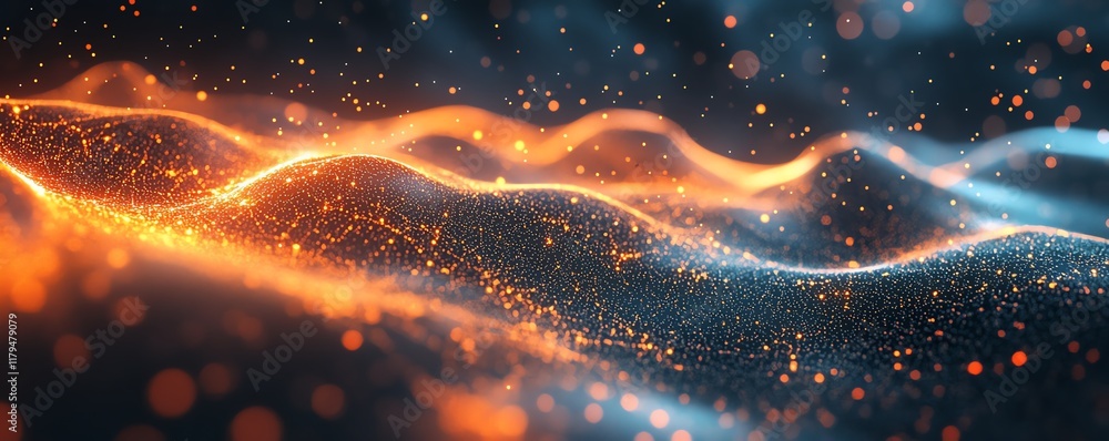 Poster a futuristic ai brain concept, with interconnected neural networks and radiant light pathways, repre