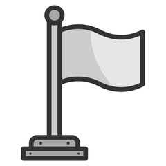 Flag  Icon Element For Design