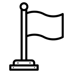 Flag  Icon Element For Design