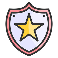 Obraz premium Shield Icon Element For Design