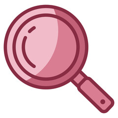 Magnifying Glass  Icon Element For Design