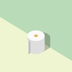 Toilet Paper Vector and illustrator