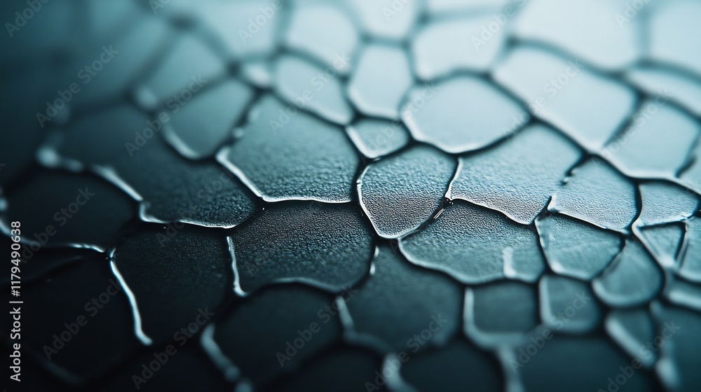 Poster frosted glass texture with diffused light and subtle sophistication