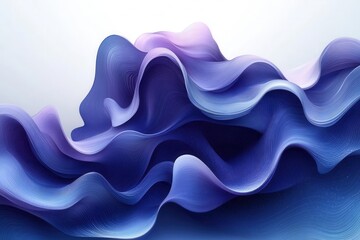 Obraz premium dynamic abstract blue gradient background with flowing waves and light effects modern minimal design for presentations and branding