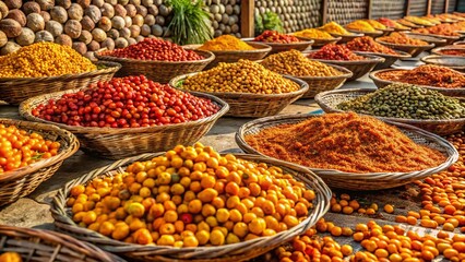 Obraz premium Dried Chikoos: A Documentary Photography of Harvest and Processing