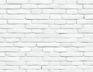 Fototapeta premium White Brick Wall: Clean Minimalist Texture Background
