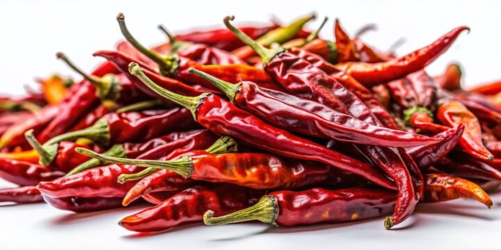 Dry Kashmiri Red Chili Peppers: Vibrant Spice for Indian & Gujarati Cuisine