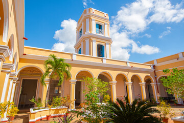 Palacio de Cantero on Calle Desengano Street near Plaza Mayor in historic city centre of Trinidad,...