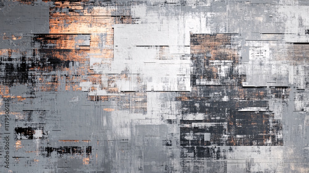 Aufkleber Abstract metallic background showing a rough textured surface with scratches