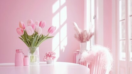 A vibrant bouquet of tulips for Mother's Day, Valentine's Day, Easter, and other celebrations.