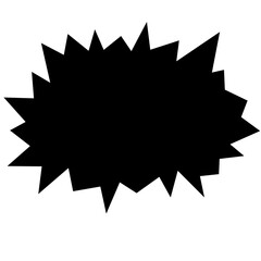 Different starburst vector  comic boom