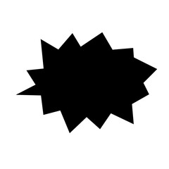 Different starburst vector  comic boom