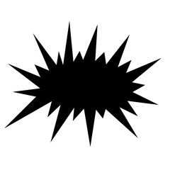 Different starburst vector  comic boom