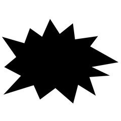 Different starburst vector  comic boom
