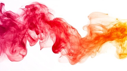 Obraz premium Abstract Vibrant Smoke Patterns with Ethereal Energy and Dynamic Color Gradients