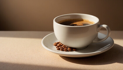 Fototapeta premium Lebanese Coffee Brewed Hot Beverage Close-up Style Cup