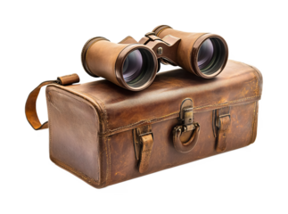 Protective Binoculars Case for Storage Isolated on White Background