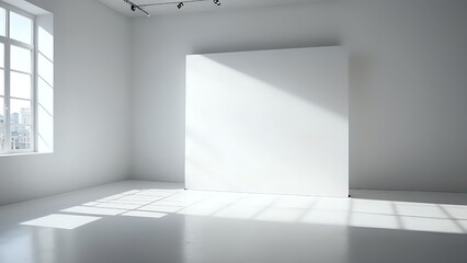 empty white room