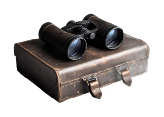 Protective Binoculars Case for Storage Isolated on White Background