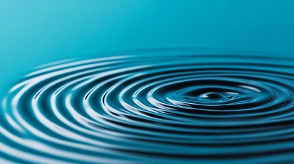 Mesmerizing Ripples of Aquatic Elegance Reflecting Sunlight on a Serene Blue Surface