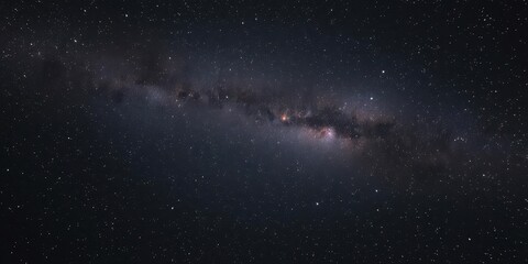 Obraz premium Vast, inky black sky ablaze with countless glittering stars, starry sky, Milky Way, celestial sphere