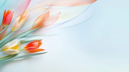 A vibrant bouquet of tulips for Mother's Day, Valentine's Day, Easter, and other celebrations.