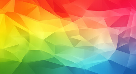 Obraz premium Colorful Abstract Geometric Polygonal Gradient Design For Digital Use