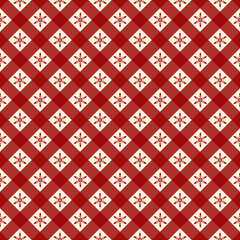 Christmas and Valentine Seamless Pattern , Red and White Cute Digital Paper for Fabric Printing or Background.