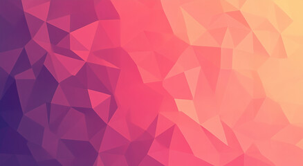 Fototapeta premium Vibrant Abstract Geometric Pink Polygon Art For Modern Digital Design