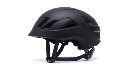 Fototapeta premium Sleek and Sturdy Safety Helmet on White Background