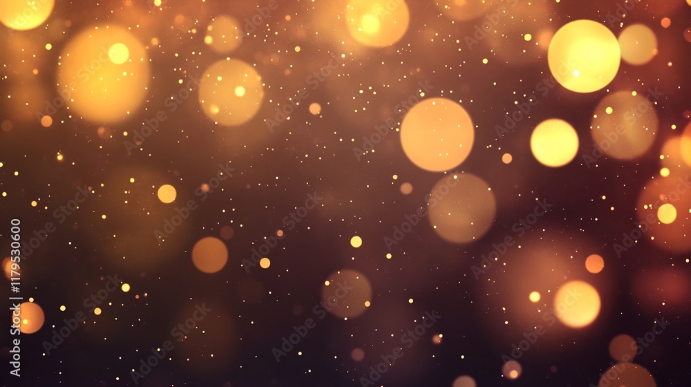 Poster warm and glowing soft bokeh lights with elegant abstract background