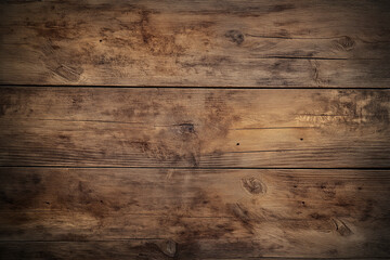 Vintage wooden background with a beautiful wood texture for design and decoration, Light brown natural wood texture, old oak table, texture of walnut wood, wooden texture. Generative Ai