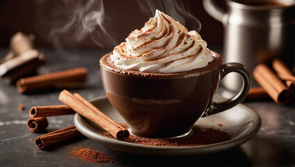 Hot Chocolate with Whipped Cream