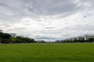 Brasilia with cloudy weather