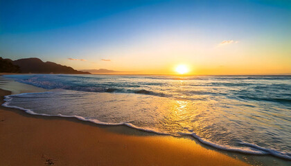 Obraz premium sunset over the sea