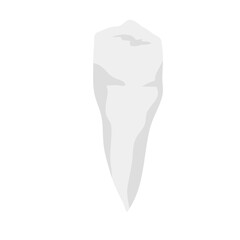 Human teeth vector