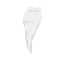 Human teeth vector